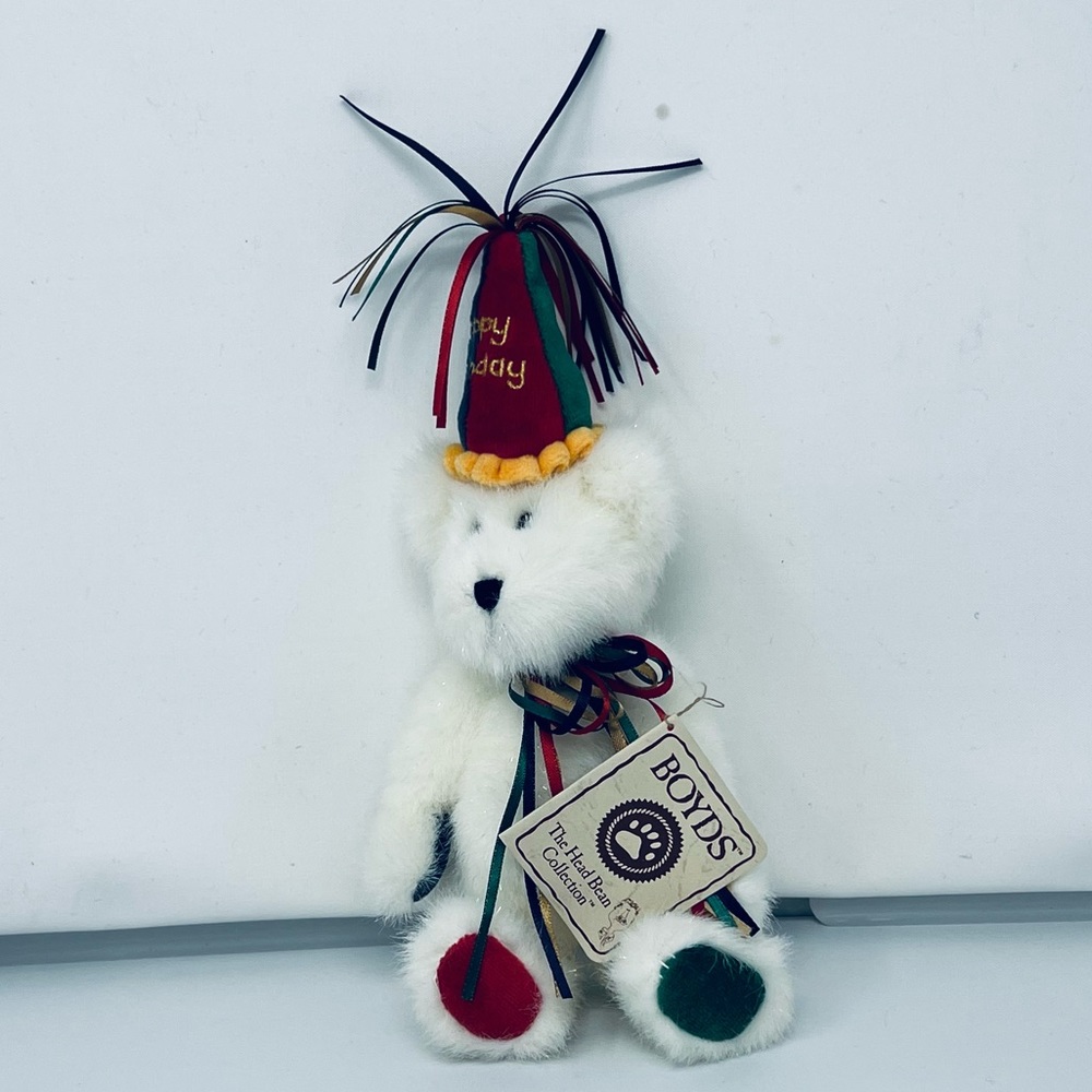 NWT RATE! Boyd’s Bears “Happy Birthday” Teddy Bear 10 inches